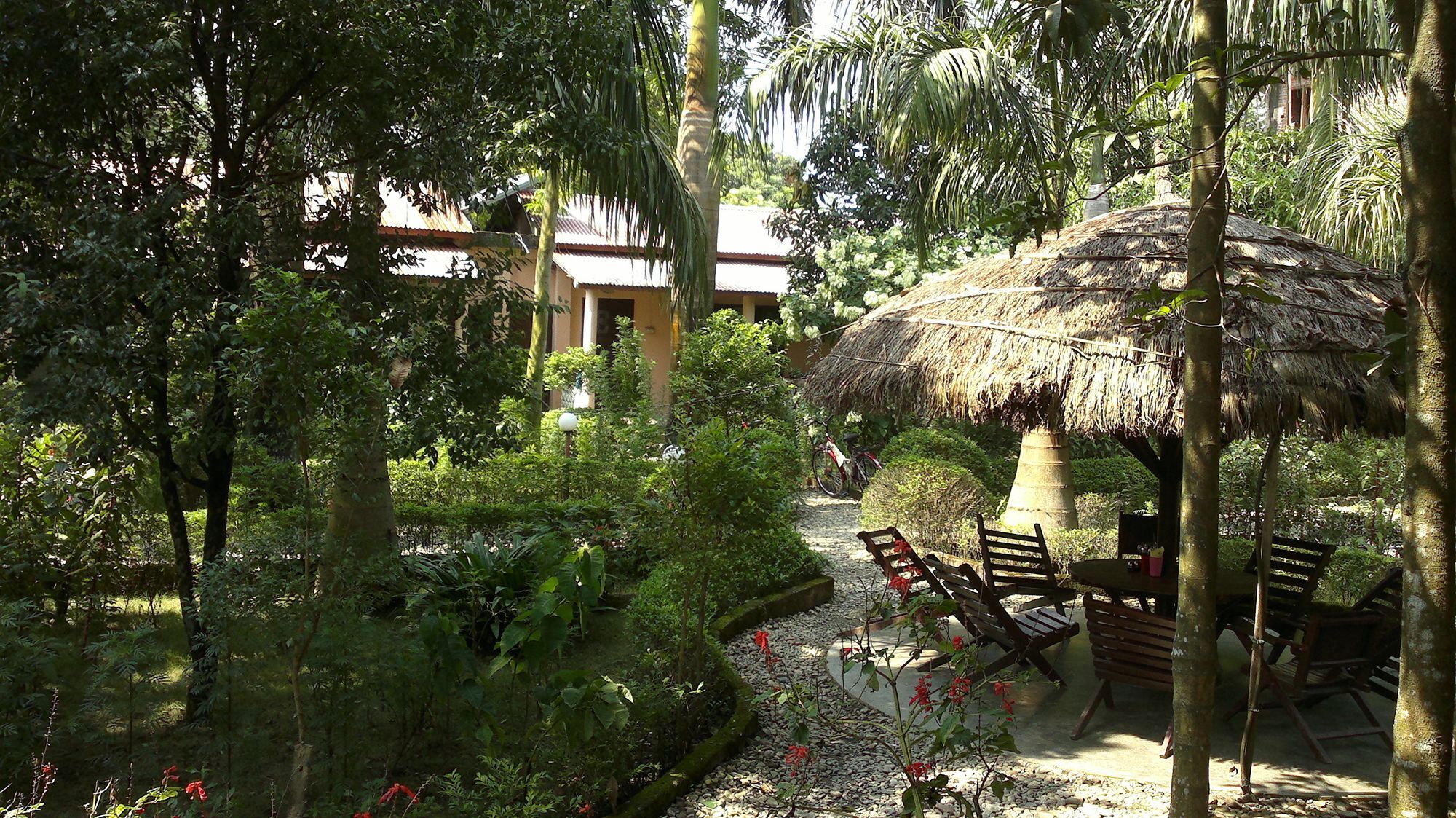 Ama Garden Sauraha Hotel Bagian luar foto