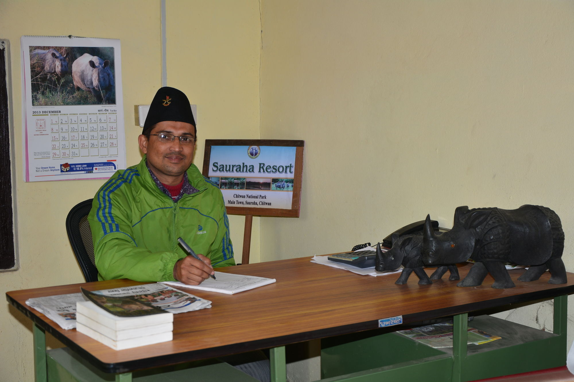 Ama Garden Sauraha Hotel Bagian luar foto